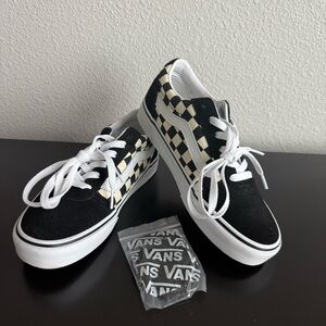 VANS Checkered Old Skool Black & White Shoes